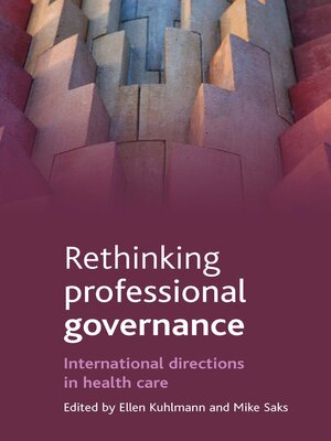 cover image of Rethinking professional governance